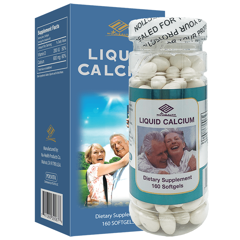 Viên Uống Bổ Sung Canxi Liquid Calcium 160