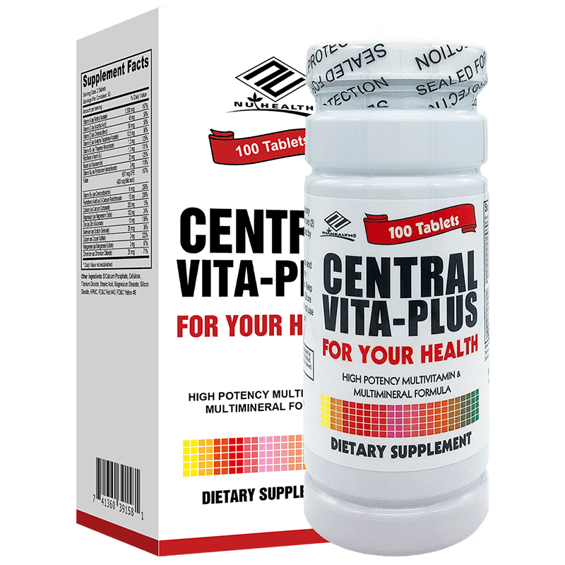 Viên Uống Bổ Sung Vitamin và Khoáng Chất Central Vita-Plus