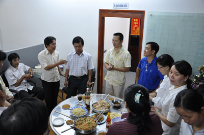 Chi nhánh Polvita tại TP.HCM gặp mặt đầu năm 2012