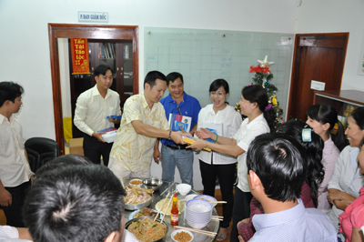 Chi nhánh Polvita tại TP.HCM gặp mặt đầu năm 2012