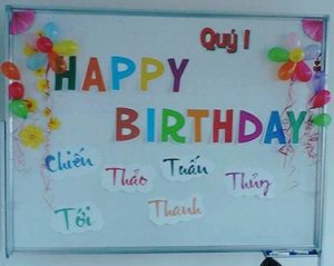 Sinh nhật Quý 1