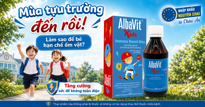 Mùa tựu trường đến rồi! Làm sao để bé hạn chế ốm vặt?