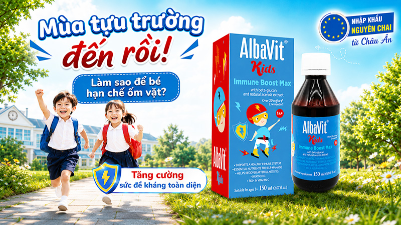 Mùa tựu trường đến rồi! Làm sao để bé hạn chế ốm vặt?